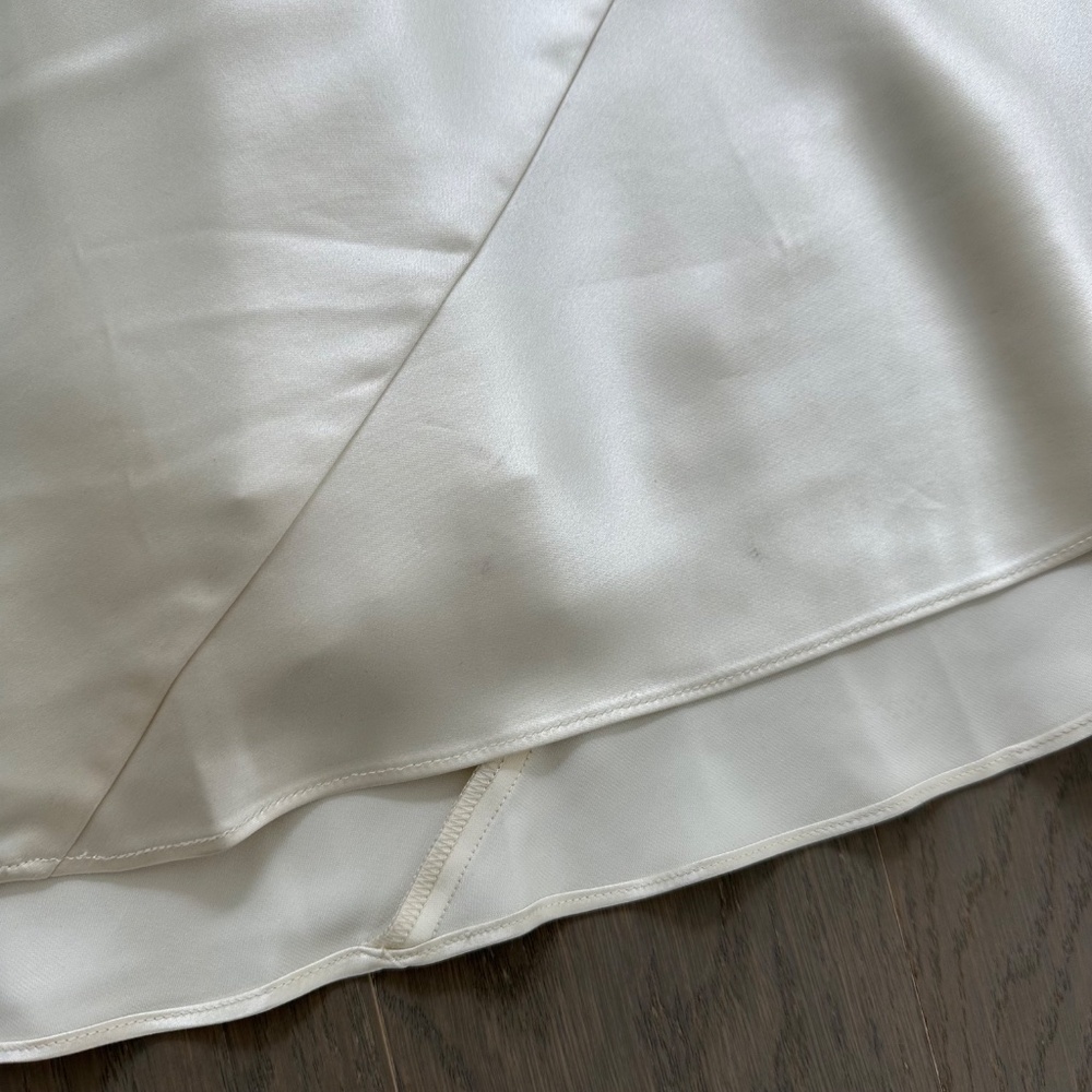 Reformation Cream Satin Maxi Dress - Picture 6 of 14